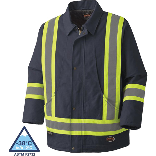 5535A Quilted Duck Parka, Navy Blue, Small Toolneeds Inc.