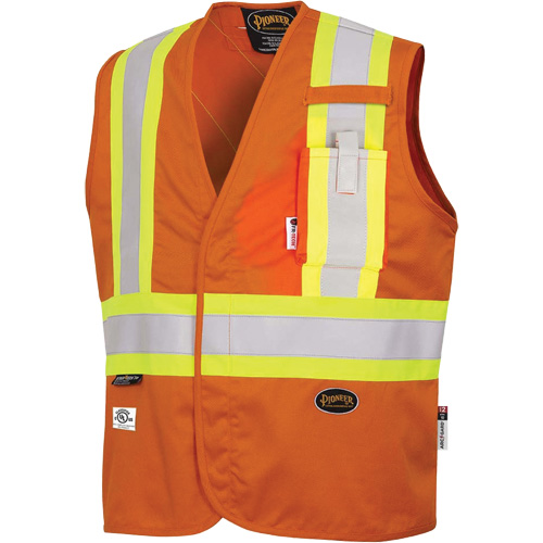 7728 FR-Tech&reg; Flame-Resistant Arc Safety Vest, Small, High Visibility Orange, 10 cal/cm² Toolneeds Inc.
