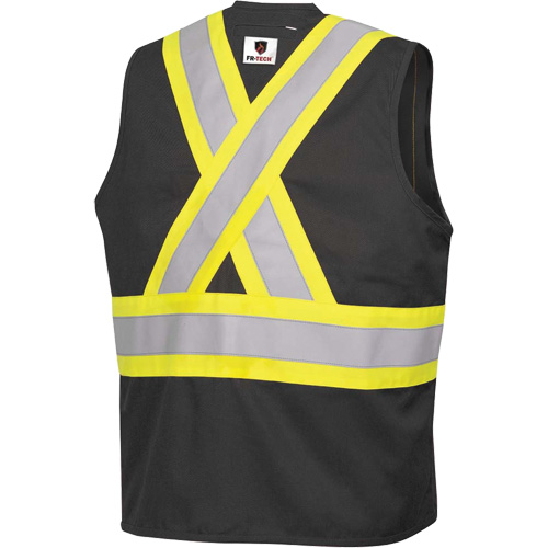 7729 FR-Tech&reg; Flame-Resistant Arc Safety Vest, Small, Black, 10 cal/cm² Toolneeds Inc.