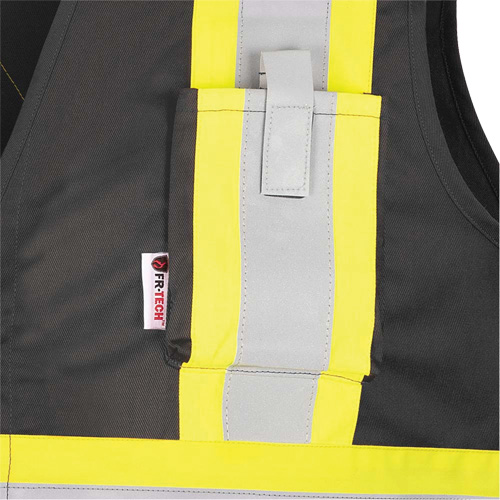 7729 FR-Tech&reg; Flame-Resistant Arc Safety Vest, Small, Black, 10 cal/cm² Toolneeds Inc.