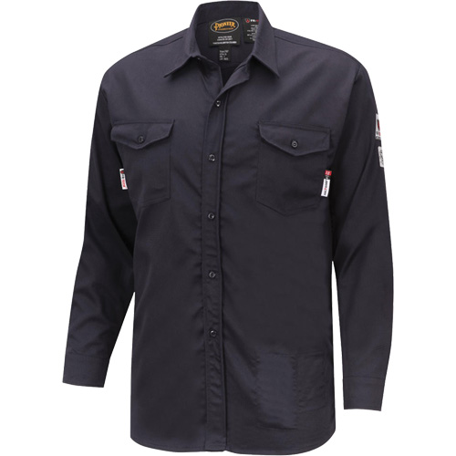 7742 Chemise de s&eacute;curit&eacute; ignifug&eacute;e FR-Tech, Petit, Bleu marin Toolneeds Inc.