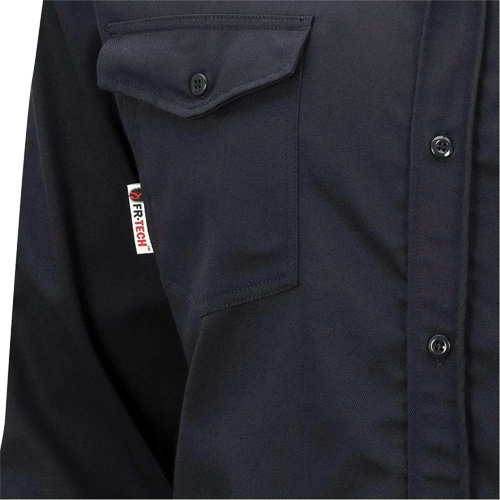 7742 Chemise de s&eacute;curit&eacute; ignifug&eacute;e FR-Tech, Petit, Bleu marin Toolneeds Inc.