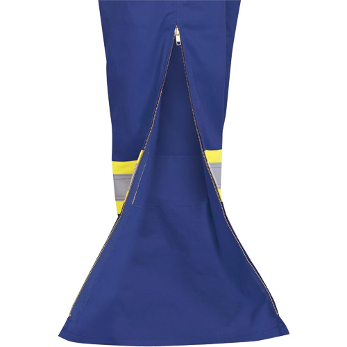 7706 Combinaison ignifuge FR-Tech avec fermetures &agrave; glissi&egrave;re aux jambes, Taille 36, Bleu royal, 9,7 cal/cm² Toolneeds Inc.