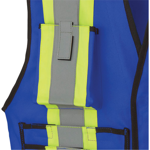 7733 FR-Tech&reg; Flame-Resistant Arc Surveyor's Vest, Small, Royal Blue, 9.7 cal/cm² Toolneeds Inc.