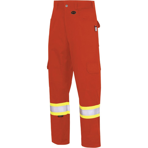 7765 FR-Tech&reg; 88/12 Arc Rated High-Visibility Safety Cargo Pants, 30, x 32, High Visibility Orange, 10 cal/cm² Toolneeds Inc.