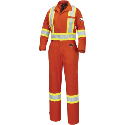 7702W Combinaison FR-Tech ignifuge/contre les arcs pour femme, Taille T-petit, Orange haute visibilit&eacute;, 10 cal/cm² Toolneeds Inc.