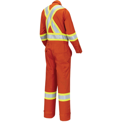 7702W Combinaison FR-Tech ignifuge/contre les arcs pour femme, Taille T-petit, Orange haute visibilit&eacute;, 10 cal/cm² Toolneeds Inc.