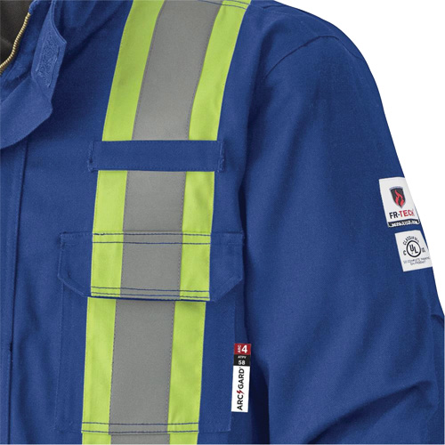 5523 Manteau de s&eacute;curit&eacute; ignifuge, Petit, Bleu royal, 58 cal/cm² Toolneeds Inc.