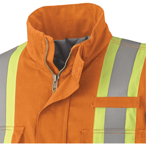 5533 Flame-Resistant Safety Parka, Small, High Visibility Orange, 58 cal/cm² Toolneeds Inc.