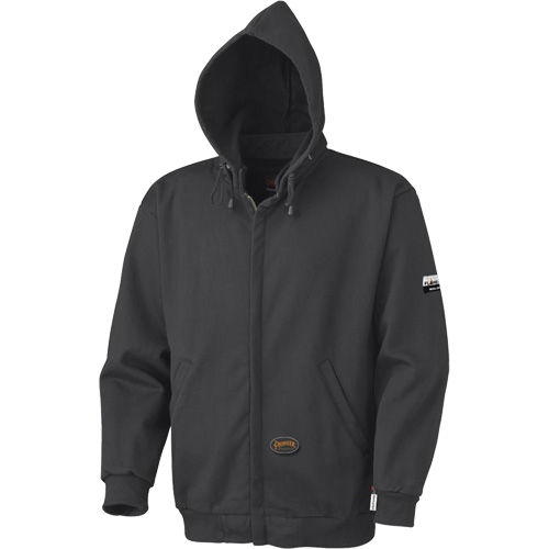 337 Flame-Resistant Zip Style Hoodie, Men's, X-Small, Black, 22 cal/cm² Toolneeds Inc.
