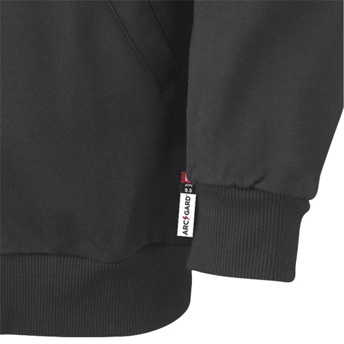 337 Flame-Resistant Zip Style Hoodie, Men's, X-Small, Black, 22 cal/cm² Toolneeds Inc.