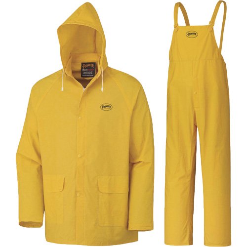 577 3-Piece Rain Suit, Polyester/PVC, 6X-Large, Yellow Toolneeds Inc.