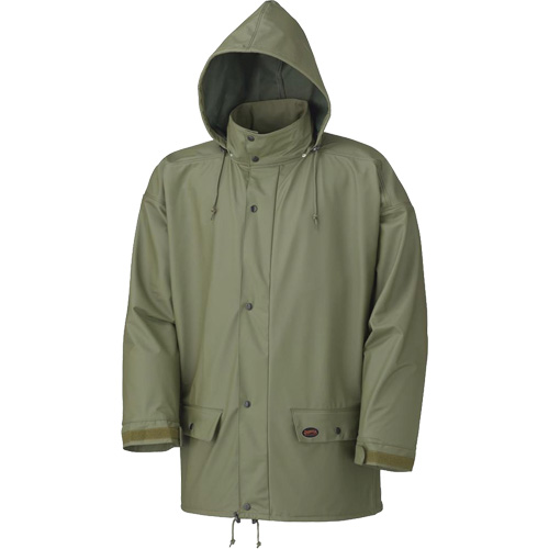 D7000 Stretch Rain Jacket, Polyurethane, X-Small, Green Toolneeds Inc.