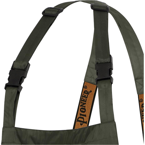 D8120P Nailhead Ripstop Tree Planter Bib Pants, X-Small, Polyester/PVC, Green Toolneeds Inc.