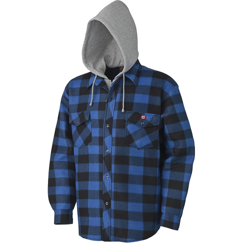 415SS Quilted Hooded Shirt, Men's, Small, Multi-Colour Toolneeds Inc.