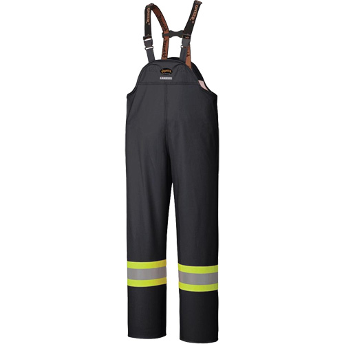 5895BK Flame-Resistant Waterproof Stretch Bib Pants, X-Small, Black Toolneeds Inc.