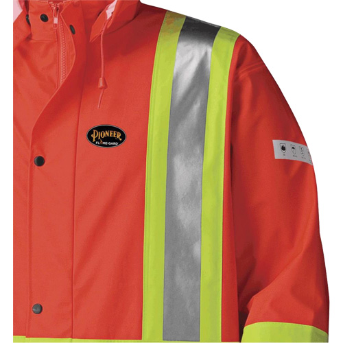 5896 Manteau long imperm&eacute;able et ignifuge, Petit, Orange haute visibilit&eacute; Toolneeds Inc.