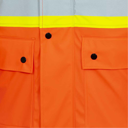 5892PKT Veste de s&eacute;curit&eacute; imperm&eacute;able &agrave; haute visibilit&eacute; ignifuge, T-petit, Orange haute visibilit&eacute; Toolneeds Inc.