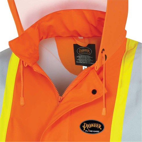 5892PKT Veste de s&eacute;curit&eacute; imperm&eacute;able &agrave; haute visibilit&eacute; ignifuge, T-petit, Orange haute visibilit&eacute; Toolneeds Inc.