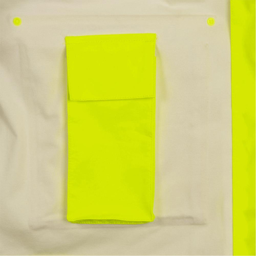 5881 Manteau de pluie ignifuge et protection contre les &eacute;clats d'arc &eacute;lectrique, T-petit, Jaune haute visibilit&eacute;, 10 cal/cm² Toolneeds Inc.