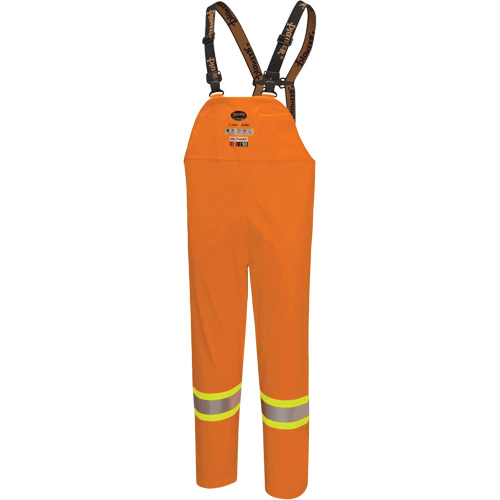 5882 FR/Arc-Rated Waterproof Safety Bib Pants, X-Small, High Visibility Orange Toolneeds Inc.