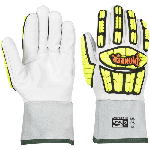 5385 Cut & Impact-Resistant Gloves, Size Small, 13 Gauge, Goatskin Shell, ASTM ANSI Level A5 Toolneeds Inc.