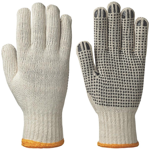 501 Knitted Dotted-Palm Gloves, Poly/Cotton, X-Large Toolneeds Inc.