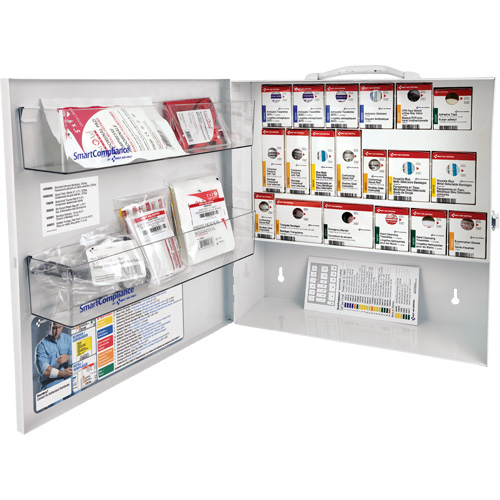 SmartCompliance&reg; First Aid Cabinet, Meets CSA Z1220-17 Type 2 Low-Risk Environment, Small (2-25 Workers) Toolneeds Inc.