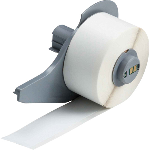 All-Weather Permanent Adhesive Label Tape, Vinyl, White, 1" Width Toolneeds Inc.