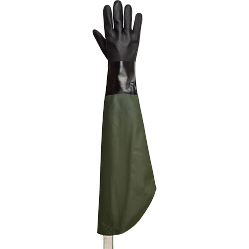 Chemstop Chemical-Resistant Gloves, PVC, Flock-Lined Inner Lining Toolneeds Inc.