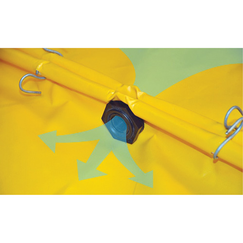 Ultra-Spill Deck flexible, 2 barils, Capacit&eacute; de d&eacute;versement 11 gal. US, 48" x 24" x 2,5" Toolneeds Inc.