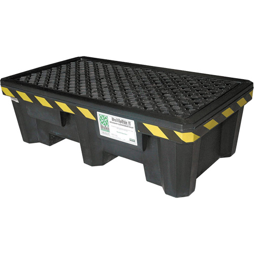 Ultra-Spill Pallet mod&egrave;le &eacute;conomique, 2 barils, Capacit&eacute; de d&eacute;versement 66 gal. US, 53" x 29" x 16,5" Toolneeds Inc.