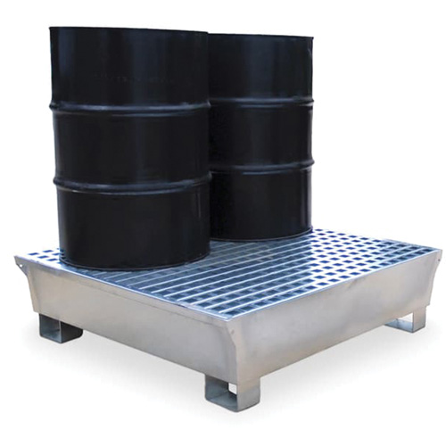 4-Drum Steel Ultra-Spill Pallet&reg;, 68 US gal. Spill Capacity, 49.1" x 47.1" x 10.9" Toolneeds Inc.