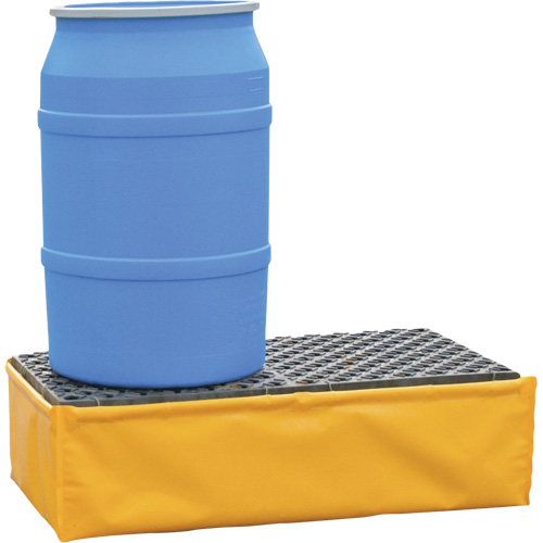 2-Drum Flexible Ultra-Spill Pallet&reg;, 66 US gal. Spill Capacity, 48" x 24" x 14" Toolneeds Inc.