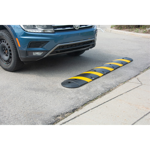 Speed Bump Kit, Rubber, 4' L x 11" W x 2" H Toolneeds Inc.