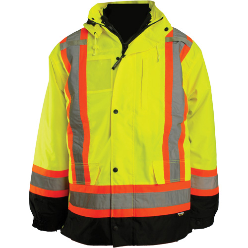 7-in-1 Jacket, Polyester, High Visibility Orange, Medium Toolneeds Inc.