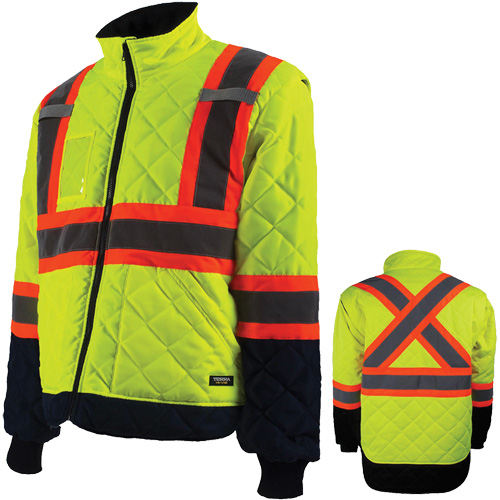 Freezer Jacket, Polyester, High Visibility Orange, 2X-Large Toolneeds Inc.
