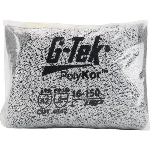 Gants r&eacute;sistants aux coupures G-Tek en tricot sans couture, Taille T-petit, Calibre 13, Rev&ecirc;tement Polyur&eacute;thane, Enveloppe en PolyKor, ASTM ANSI niveau A2/EN 388 niveau B Toolneeds Inc.