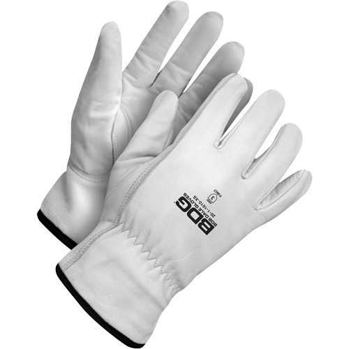 Puncture-Resistant Driver Gloves, Small, Grain Goatskin Palm Toolneeds Inc.