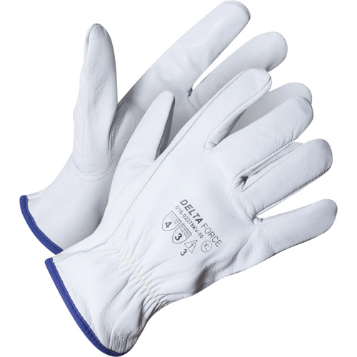 Delta Force Driver's Glove, 8/Medium, Grain Goatskin Palm, Kevlar&reg; Inner Lining Toolneeds Inc.
