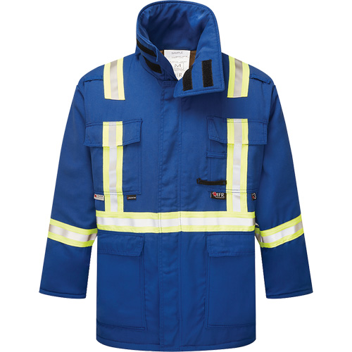 Westex&reg; DH Antistatic 6.5 oz. Flame Resistant Insulated Parka, 2X-Large, Royal Blue Toolneeds Inc.