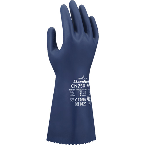 Gants r&eacute;sistants aux produits chimiques CN750, Taille Petit/7, 13" lo, Nitrile, 18 mils Toolneeds Inc.