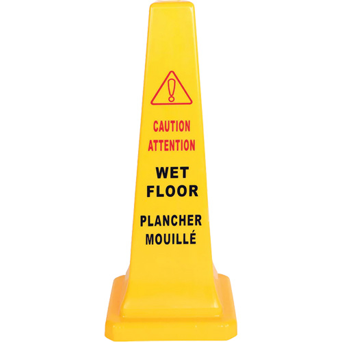 Wet Floor Safety Cone, Bilingual with Pictogram Toolneeds Inc.