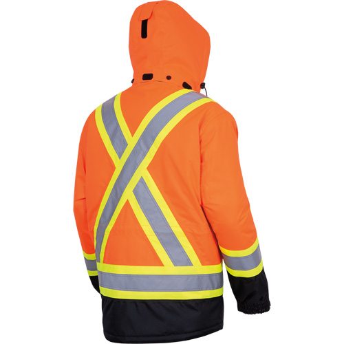 5407 Manteau de s&eacute;curit&eacute; imperm&eacute;able, isol&eacute;e et chauff&eacute;e, Hommes, Petit, Orange haute visibilit&eacute; Toolneeds Inc.