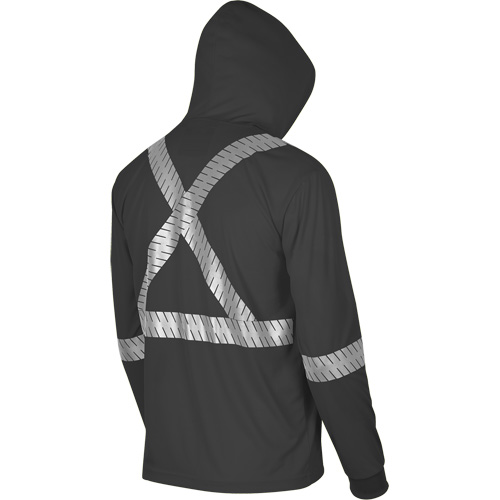 6966 Bird's-Eye Safety Hoodie, Small, Black Toolneeds Inc.