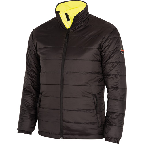 5771 Waterproof Reversible Safety Jacket, Polyester/Polyurethane, High Visibility Lime-Yellow, Small Toolneeds Inc.