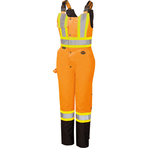 5040BBW Combinaison de s&eacute;curit&eacute; imperm&eacute;able haute visibilit&eacute; pour femmes, Polyester, T-petit, Noir/Orange haute visibilit&eacute; Toolneeds Inc.