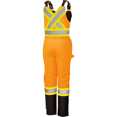 5040BBW Combinaison de s&eacute;curit&eacute; imperm&eacute;able haute visibilit&eacute; pour femmes, Polyester, T-petit, Noir/Orange haute visibilit&eacute; Toolneeds Inc.