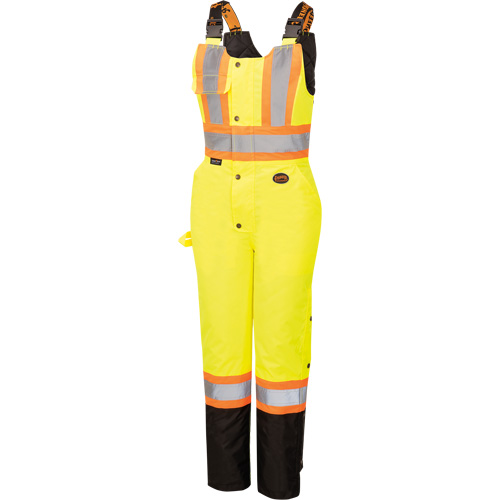 5041BBW Combinaison de s&eacute;curit&eacute; imperm&eacute;able haute visibilit&eacute; pour femmes, Polyester, T-petit, Noir/Jaune lime haute visibilit&eacute; Toolneeds Inc.