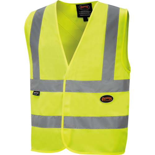 6886 High-Visibility Tricot Safety Vest, High Visibility Lime-Yellow, Small, Polyester Toolneeds Inc.